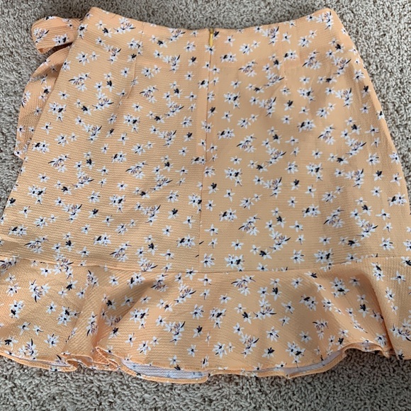 Flower print princess polly skirt w tie - Picture 2 of 4